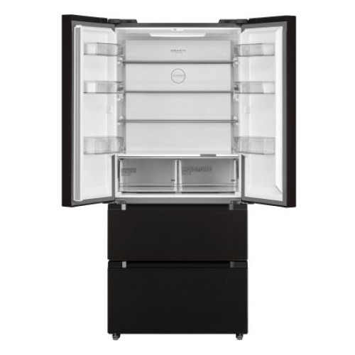 Side by Side - შავი საყინულე ქვედა უჯრებით, 531 ლ, MDRF692MIE28